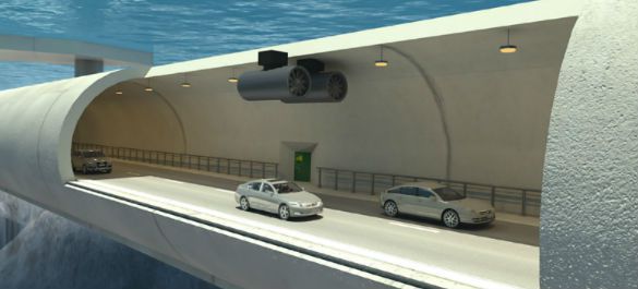 В Норвегии построят подводный туннель на понтонах 
