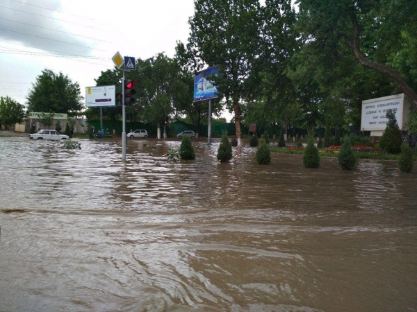 Поплыли: за пару часов Ташкент снова превратился в «Венецию» (фото, видео)