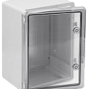 Корпус пластиковый ЩМПп 400х300х220мм прозрачная дверь УХЛ1 IP65 IEK