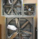 Промышленный вентилятор для создания воздухообмена 600х600х370