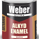 Эмаль ALKID ENAMEL SURIK (глянцевая) красно-коричневая 3 кг