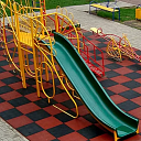 Резиновая разноцветная плита "Rubber Max Sport" для детской площадки (1000 х 1000 х 50 мм)