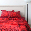 Комплект постельного белья LELIT Classic. Красные цветы