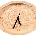 Часы кварцевые в форме бочки
