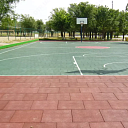 Резиновая плита "Rubber Max Sport" для волейбольной и баскетбольной площадки (1000 х 1000 х 12 мм)