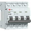 Автоматический выключатель 4P 63А (D) 6кА ВА 47-63N EKF PROxima