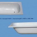 Ванна полимермраморная стандартная 1,49 х 0,69 с мыльницей