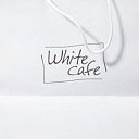 Бумажный пакет для кафе white cafe