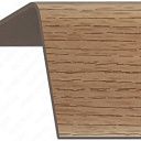 Обойные углы из ПВХ деревянное, текстурные цвета (30х30 мм) 270 см