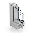 ПВХ окна. Серия 88 мм: Премиальная оконная система – Kömmerling 88 MD с накладками AluClip.