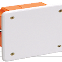 Коробка КМ41278 распаячная для о/п 240х195х165 мм IP55 (RAL7035, прозр. кр., кабельные вводы 5 шт)