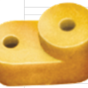 Угловой изолятор для  "О" шины желтый (200 штук)