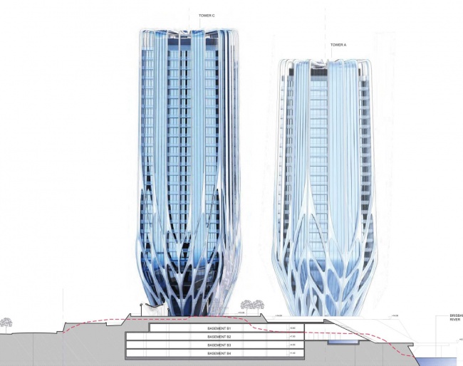 Жилой комплекс Grace on Coronation &copy; Zaha Hadid Architects