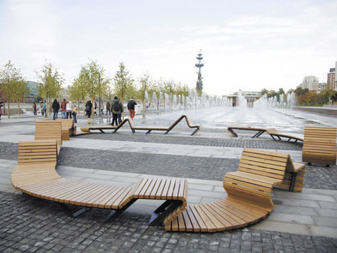 крымская набережная ландшафтный парк благоустройство улиц