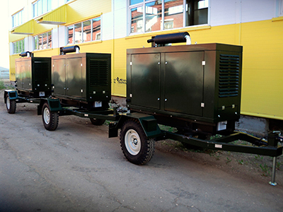 передвижные дизельные электростанции