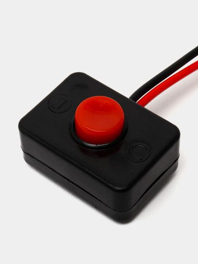 Кнопка нажимная без фиксации универсальная на 12 вольт в Ташкенте, цена ...