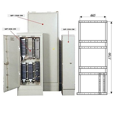 Шкаф распределительный телефонный шр 1200
