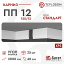 Плинтус потолочный Де-Багет П 12 120/12