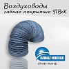 Воздуховод гибкий (гофра) с изоляцией из ПВХ. Вентиляция