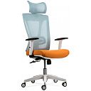 Офисное сеточное кресло Lenci HB blue для персонала