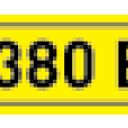 Наклейка «380 В» EKF PROxima