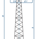 Опоры линий электропередачи П220-3