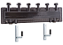 Распределительный коллектор с теплоизоляцией, встроенным компенсатором и крепежными скобами (1 1\2x1 1\2) 3-Groups(3 m3\h) 4-bar (6-х фальный)