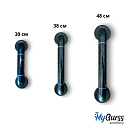 Поручень для санузла А-01 BLACK 30 см