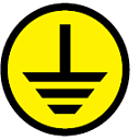 Знак пластик «Заземлено» EKF PROxima