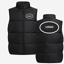 жилет с логотипом