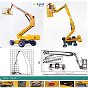 Самоходная телескопическая подъемная платформа TGZZ14E - TGZZ32E