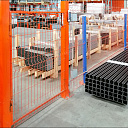 Калитка со стальной рамой и с заполнением штакетником