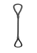 Универсальный строп канатный, тип 1, петлевой (удавка), 2 м, 8,3 мм Фото #6143669