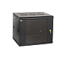 Шкаф серверный LINEA W 9U 600x450 мм дверь стекло. RAL9005