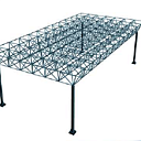 Пространственная металлоконструкция типа Кисловодск