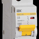 KARAT Автоматический выключатель ВА47-100 1P C 6А 10кА IEK