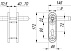 Ручки дверные противопожарные FUARO DH-0433 NE