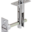 Задвижка торцевая TDB-PRO FUARO (хром) 60 мм для металлических дверей