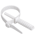 Хомут дюбельный ХД 7х150 белый (50шт/упак) IEK