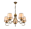 Люстра 52043 5xE14 ANTIQUE BRASS (TEKAVIZE) 159-17700