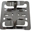 Кляммер монтажа из оцинкованной стали К-3, 70х70х1,2 мм