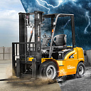 Электрический вилочный погрузчик (Кара, Kara, Auto kara) Hangcha 2.5т