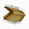 Коробка 34*34*4 см для пиццы со скошенными углами без печати