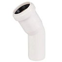 Отвод ПП для внутренней канализации 30° Ду 50х белый OSTENDORF