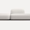 Модульный диван Риббл-1 Bucle White