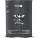 Грунт-эмаль Elcon 3 в 1 быстросохнущая (цвет: графит / матовый)