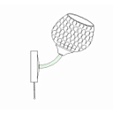 Бра 32435 1xE27 CHROME BLACK TEKAVIZE 1шт 151-19760