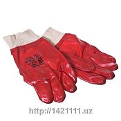 Резиновые перчатки облитые ПВХ манжета на резинке Фото #2995145