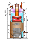 Котел паровой твердотопливный КПТШ-500