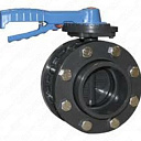 Кран отсек. флянц. PN16 ПВХ